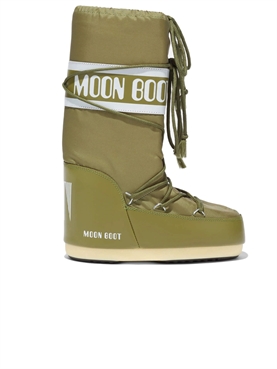 Moon Boot Icon Khaki Nylon Boots